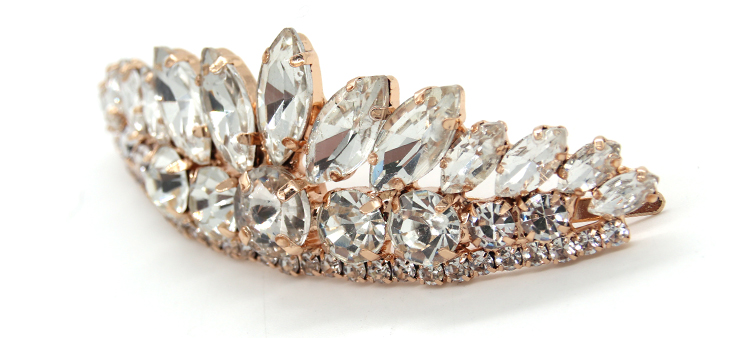 Sparkling Diamond Buckle Shoes Decoration Accessories 75mm*25mm Size