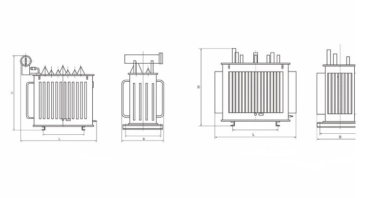 Three-Phase Oil-Immersed Medium Voltage & High Voltage Power Supply Distribution Transformer