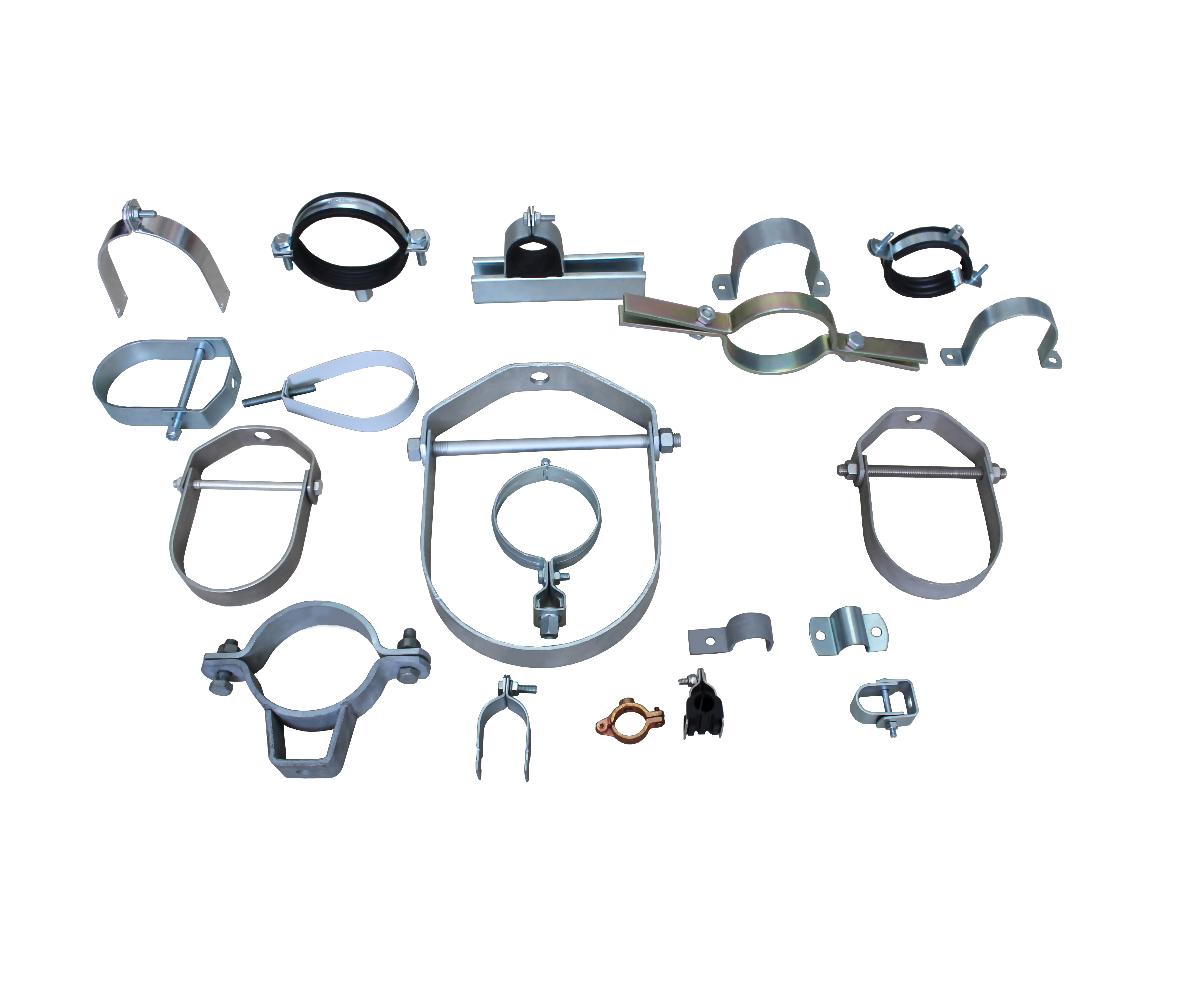 Spring Loaded Pipe Clamps Ring Insulator Hanger Strut