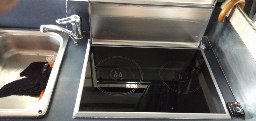 12V 2200W Camper Caravan RV Combi Cooking Parking Air Heater Cooktop