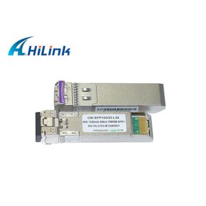  CWDM SFP+ Transceiver Module 1330nm Wavelength 30km With 3 Years Warranty Manufactures