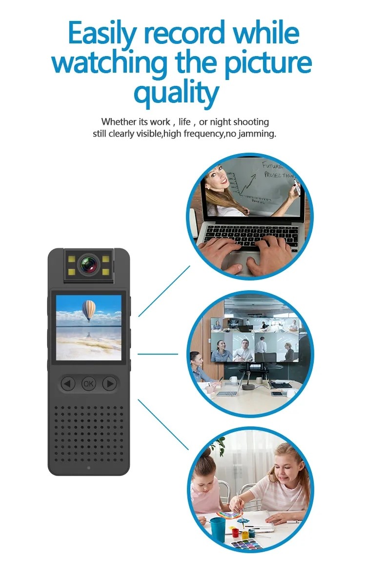 110 Degree ABS Action Cam 1080P , Portable Waterproof Surf Camera