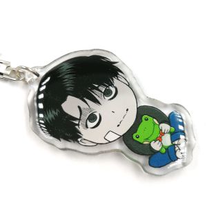 China Customized Clear Acrylic Charms/Epoxy Glitter Anime Acrylic Keychain Laster Cutting Double Sided Printing Acrylic Keyrin on sale