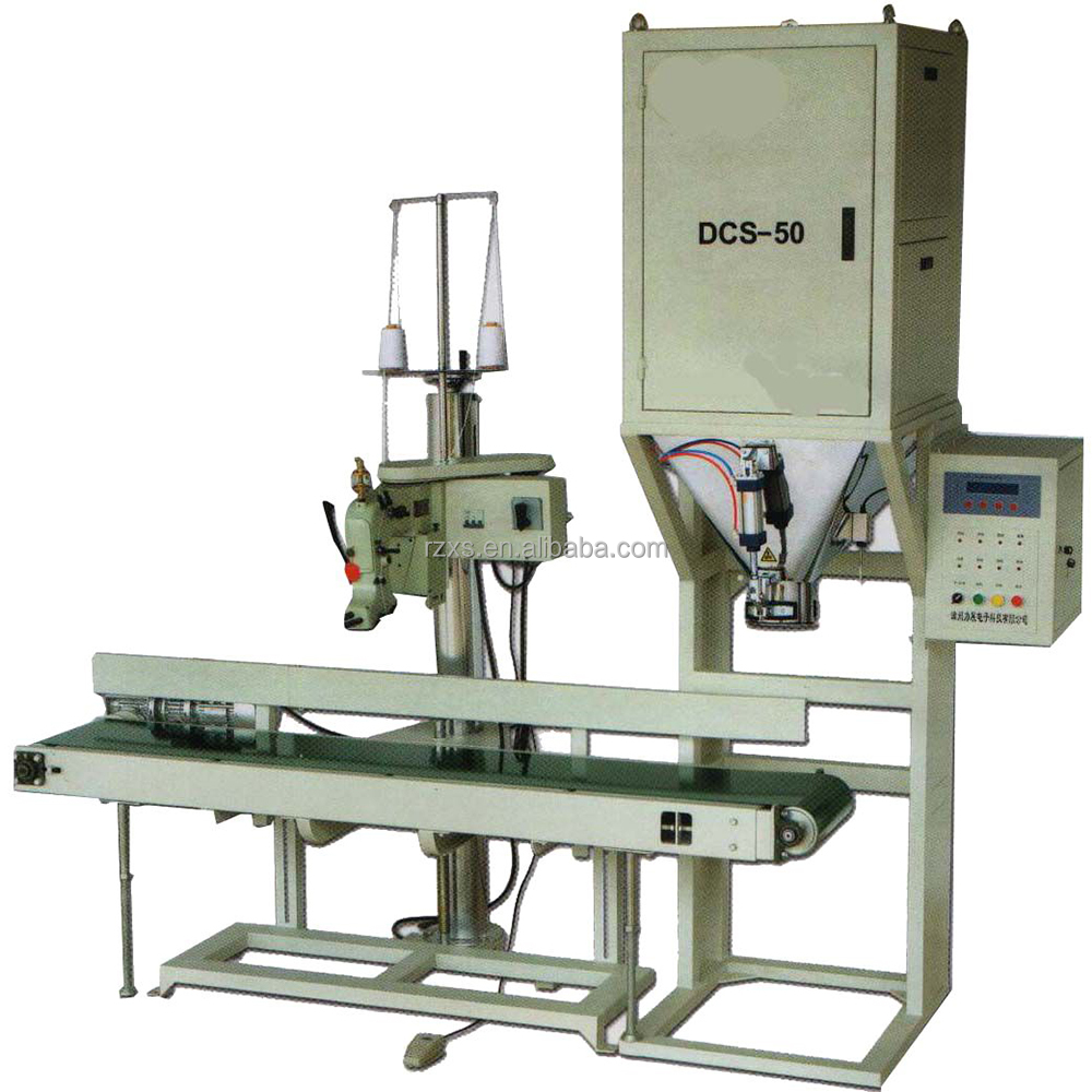 DCS-25 Fully Automatic Salt Bagging Granule Packaging Machine for 5kg 10kg 25kg 50kg Bags