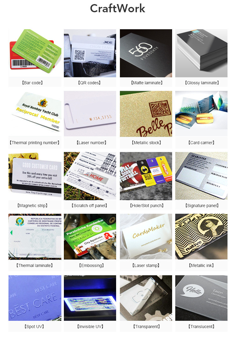 0.76mm Thick Programmable NFC Loyalty Card​ PVC ABS PET PP Gift ID Card