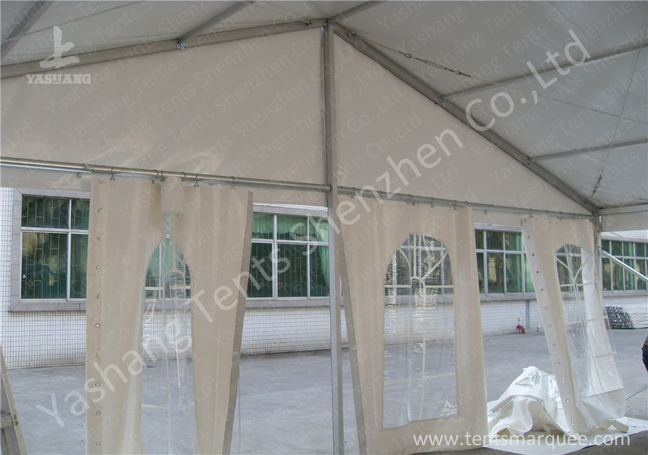 Transparent Soft PVC Windows Fabric Tent Structures with 10m by 10m