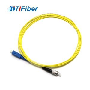 Single Mode Simplex 2.0mm 3.0mm FC-SC Fiber Optic Patch Cord for FTTH