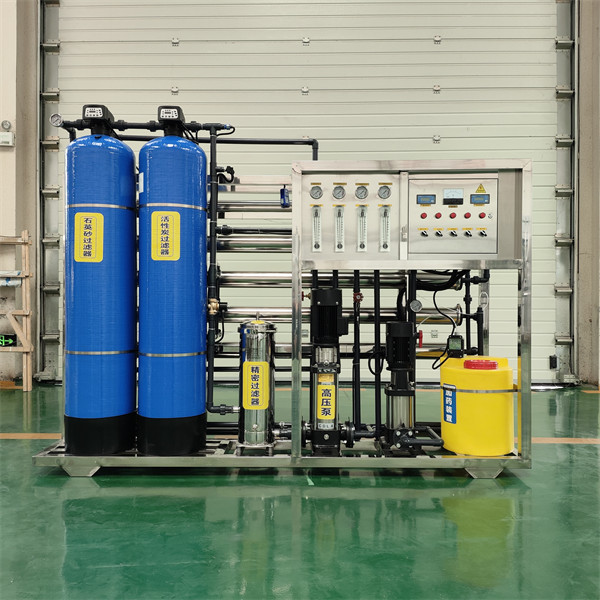 High Efficiency 1T/H Double-stage Reverse Osmosis RO Water Filter Machine for Industrial