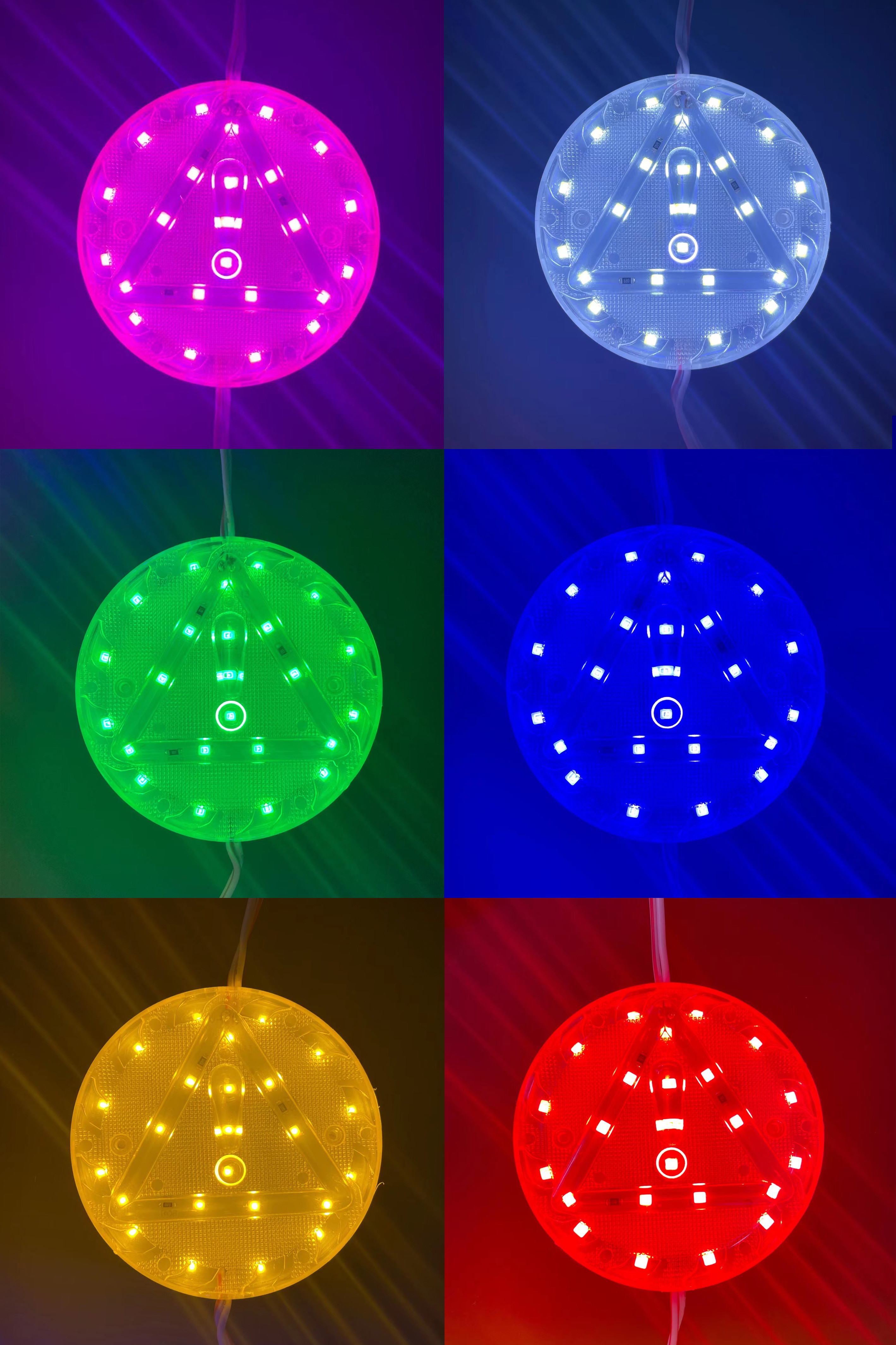 IP65 LED Lights Modules Motorcycle Side Marker 4.8W LED Module 75*75mm