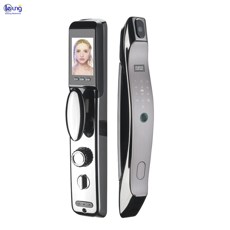 3D Face Recognition Digital Door Lock Fingerprint Password Keyless Wifi Smart Camera Door Lock for Villa Aprtment