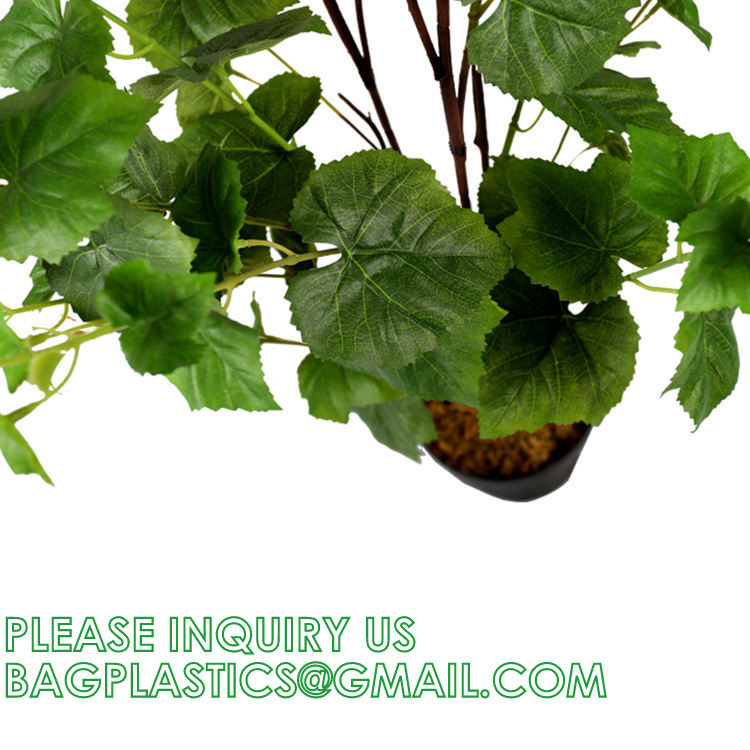 Artificial Greenery Chain Grapes Vines Leaves Foliage Simulation Fruits for Home Room Garden Wedding Garland Outside