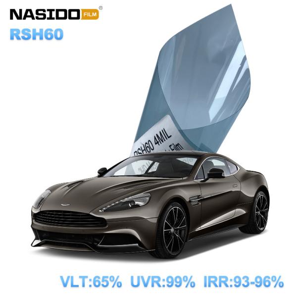 NASIDO 2HD Metal Ceramics Safety Film 4 mil VLT60% reduce fading color film car