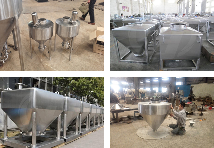 304 Ss Store Hopper Dosing Feeder No Dead Angle No Residue Button Control