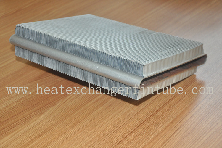 Carbon Steel Base Tube Material Single Row Flat Fin Tube Hot Dip Galvanized