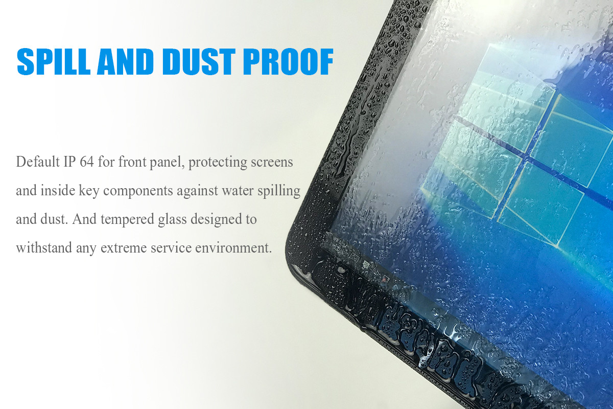 Commercial J1900 Intel 250nits All In One Touch Screen PC
