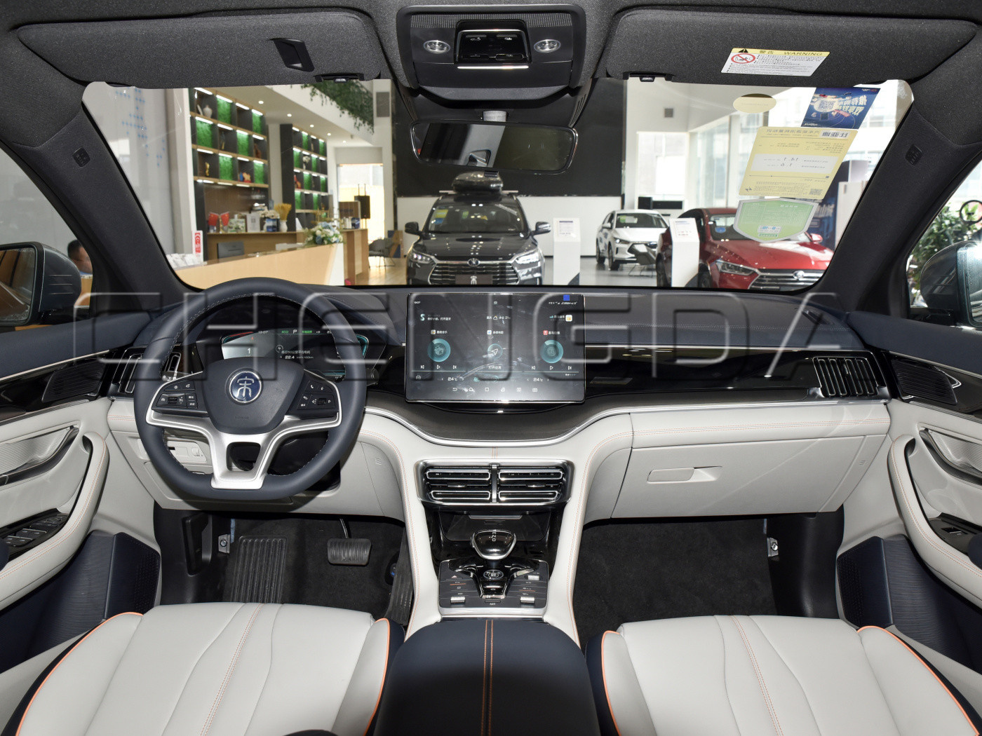 2024 BYD Song Plus Electric Car with 280nm Total Motor Torque and Front Suspension Type Mcpherson Independent Suspension