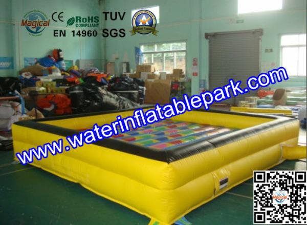 Inflatable Twister Game / Inflatable Twister Sport Game Rental 0.55mm PVC