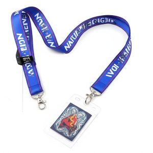 China Custom Promotional Breakaway Lanyard with Anti-Loss Design Made of Durable Washable Polyester on sale