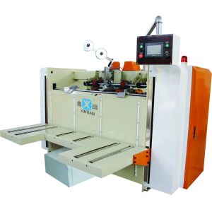 Semi-Automatic Stapler Carton Making Machine With Single / Double Stitching