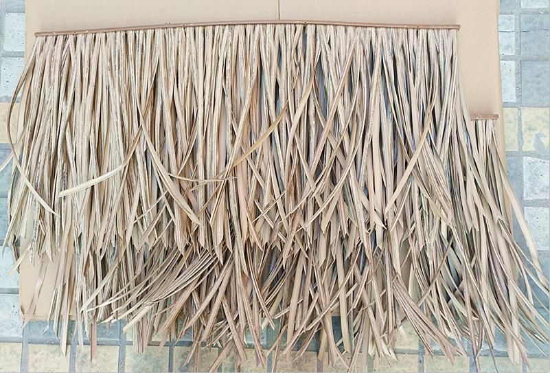 High Quality Waterproof Artificial Wheat Straw Thatched Roof Gazebo Hut Roof Thatch