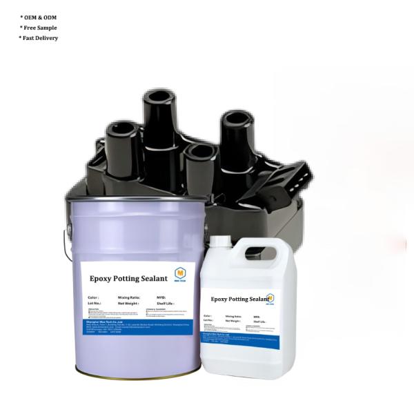 Two-component High Hardness Black Epoxy Resin Potting Adhesive Electronic