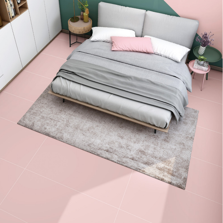 Building Material Non-Slip White Ceramic Floor Tiles 60x120 with High Gloss Finish