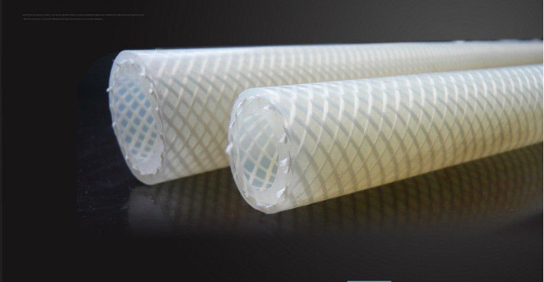 Stretchable Fiber Braided Silicone Tubing Food Grade For Automobile Accessories