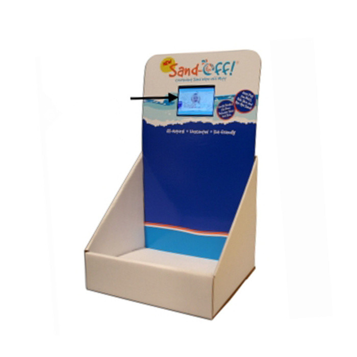 7 inch LCD video shelf talker video in-store merchandising display with video playback function