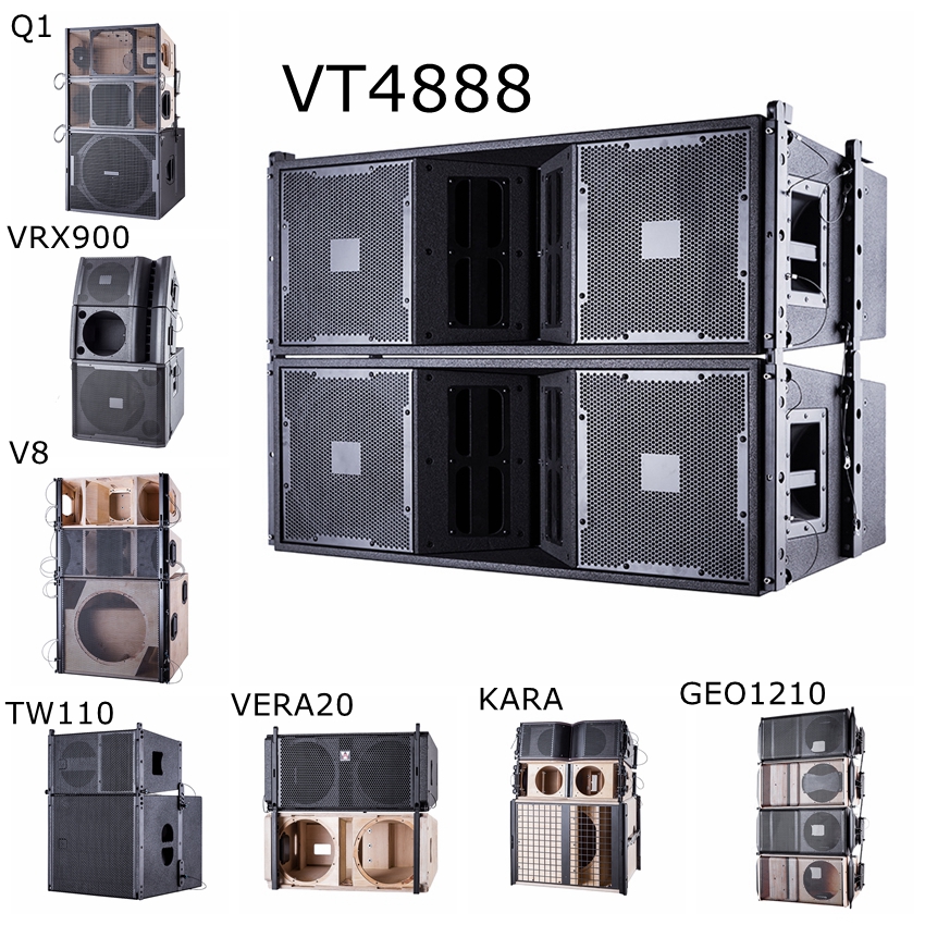 Plywood Audio 10" Full Range Speaker Box Line Array Cabinet