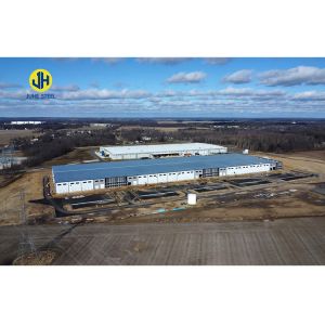 Steel Structure Workshop Customized Shed with Long Span Roof Beam and Galvanized