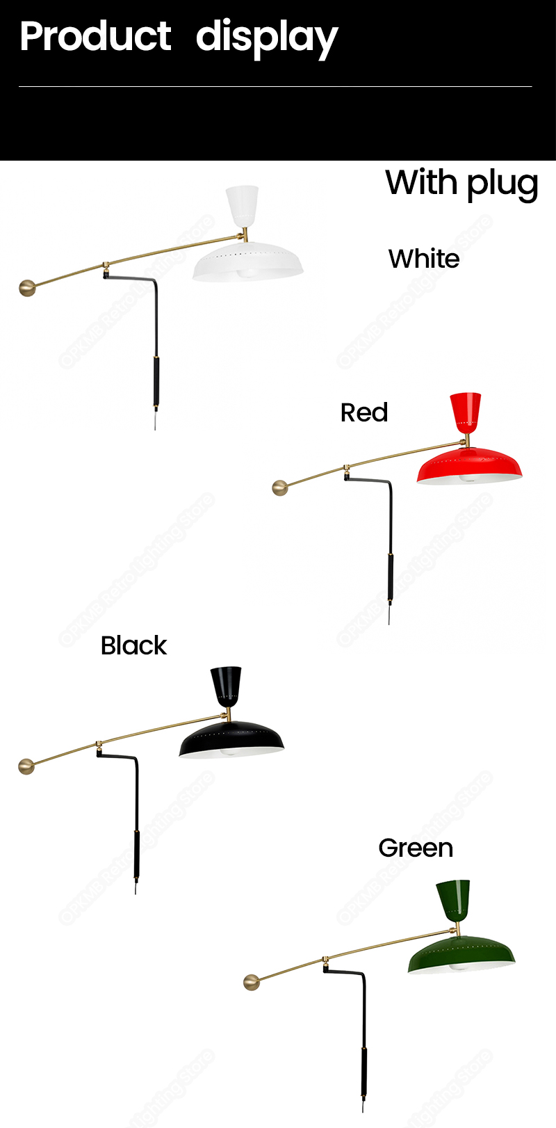 Modern Metal Wall Light Home Indoor Decor For Bedroom Bedside/Living Room Flower Wall Lamps(WH-OR-241)