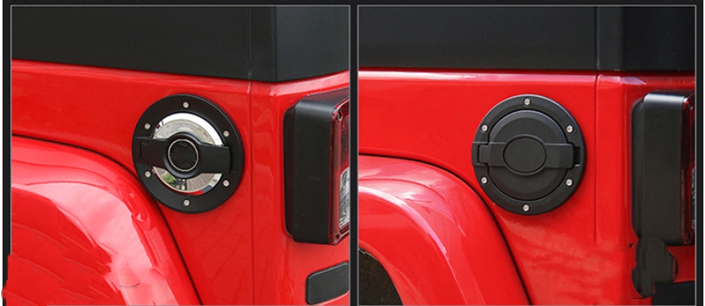 Car Fuel tank cover Locking Car Exterior Accessories for 2007-2018 Jeep Wrangler