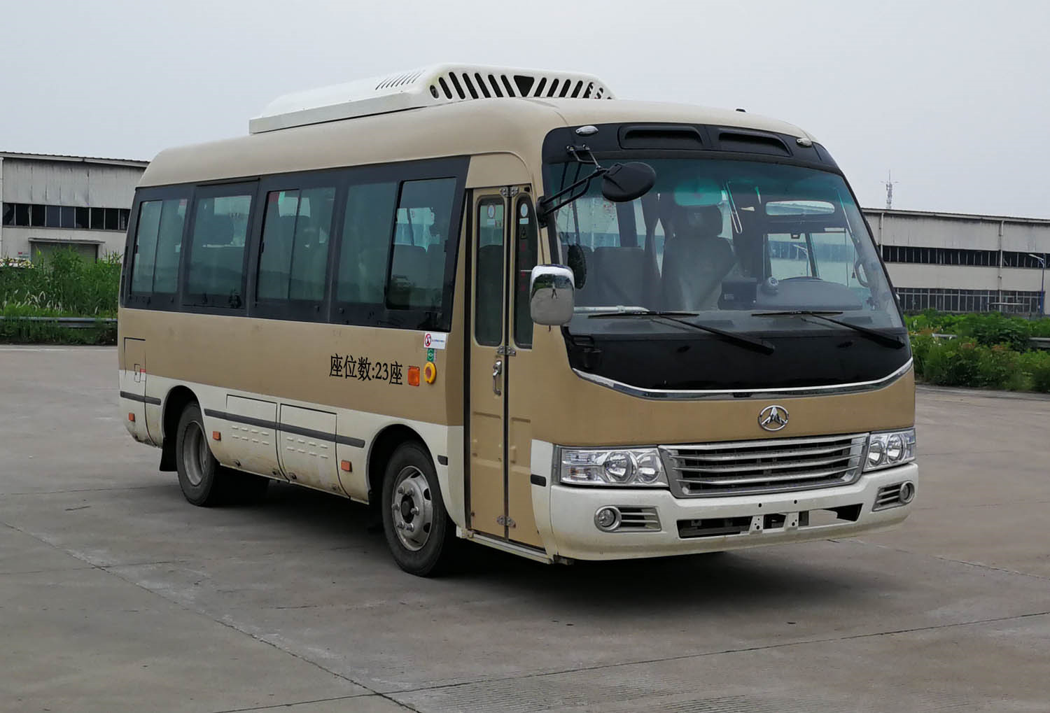 Brown 23 Seater Electric Bus EV Roadways Electric Passenger Bus
