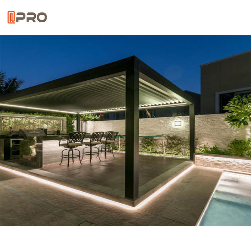 Easy Install Modern Aluminum Pergola 3x3m Intelligence Pavilion