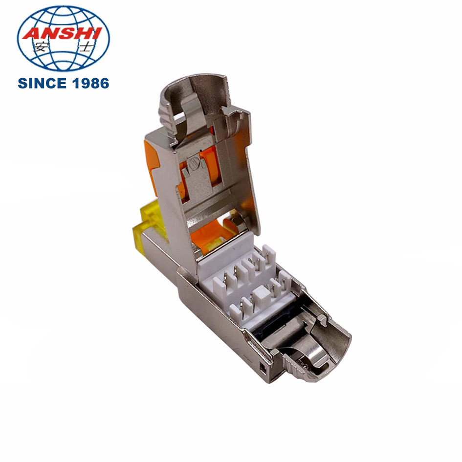 PC RJ45 Unshielded Connector For Network Communication