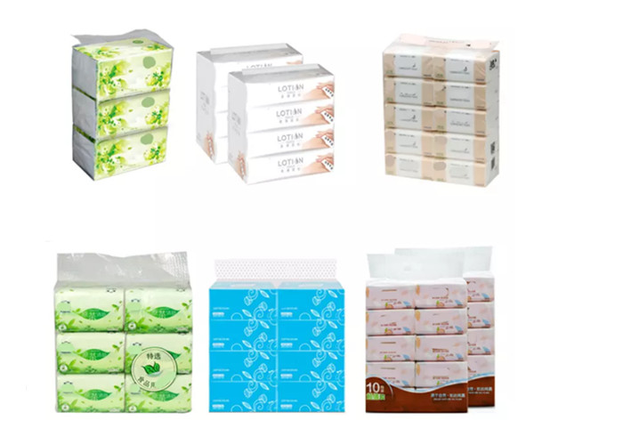 ZODE Facial Tissue Wet Wipes Packing Machine 23 Packs / Min