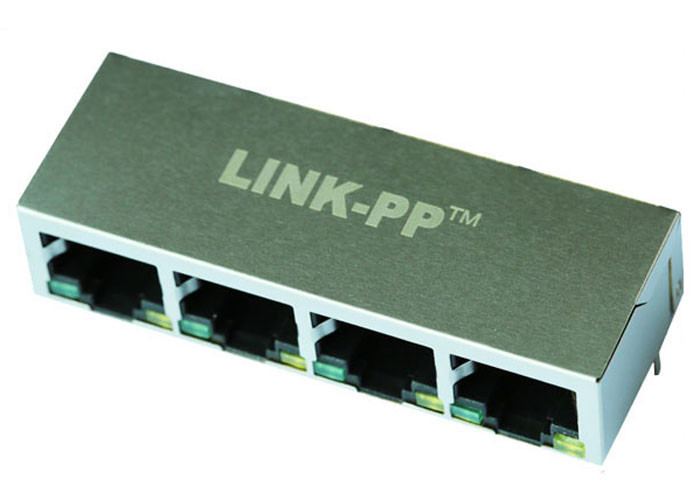  HY911431A 1000 Base - T 1x4 Side Entry Multi - port RJ45 Connector LPJG46801BENL Manufactures