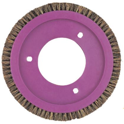LK Stenter Brush Wheel Bruckner Plastic Purple Body Bristle Pig Hair Nylon Hair