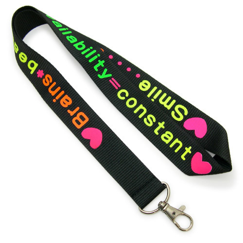 Silkscreen Printed Lanyard Plastic Holder In Bulk Custom Pantone Colors