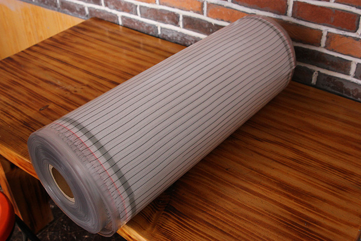 Adjustable Voltage Carbon Fiber Floor Heating Film 180W / 300W 360 Degree Stereo Heating