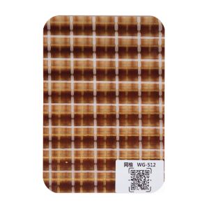 Multi Colors Grid Pattern Acrylic Plaid Sheets 15mm Thickness