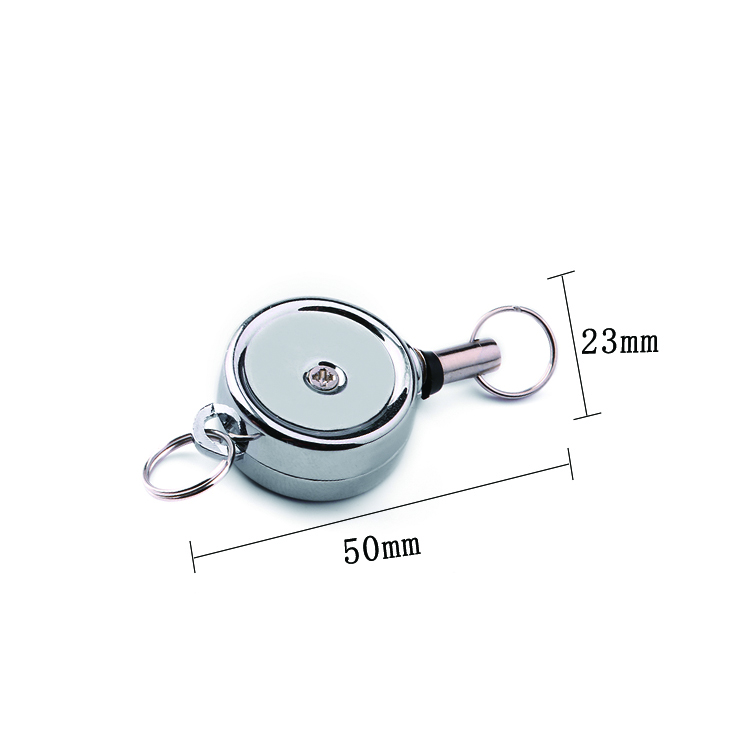Deyi PVC Coin Keychain Badge Reel