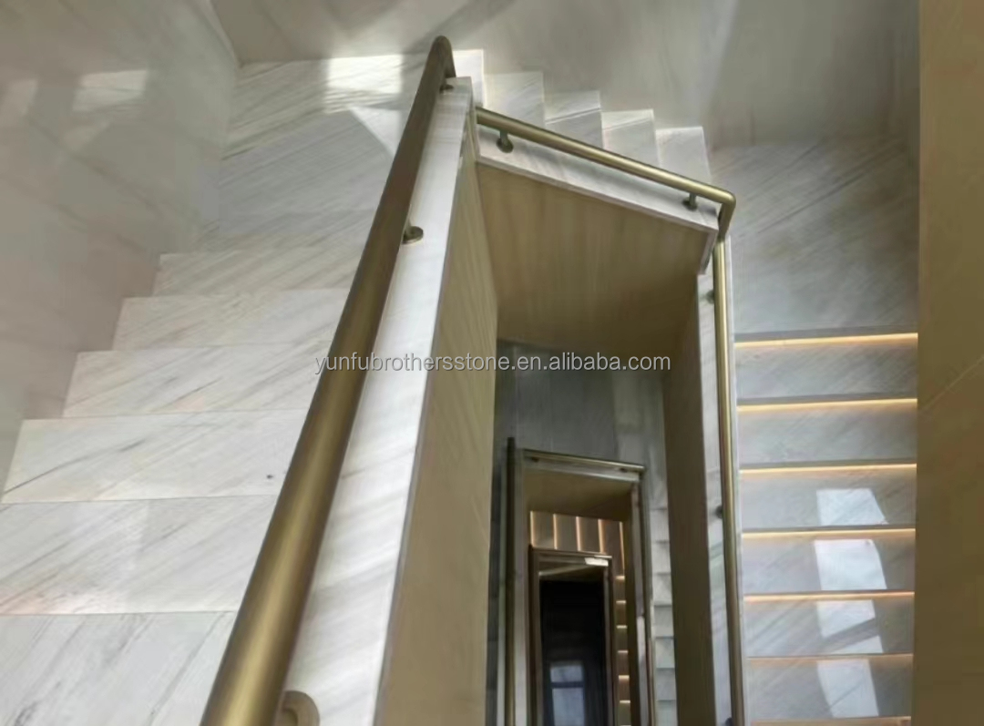 Marble Stair and Skirting Tiles Modern European Style for Natural Stone Interior Design