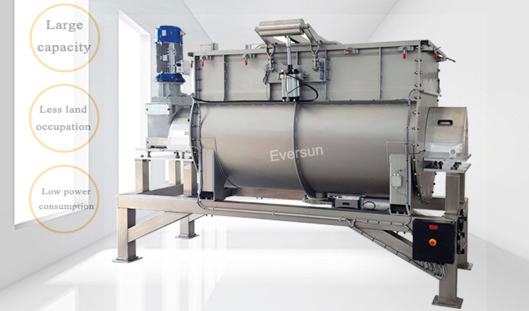 200 - 5000L Double / Triple Blade Ribbon Blender Machine With ≤80dB Noise