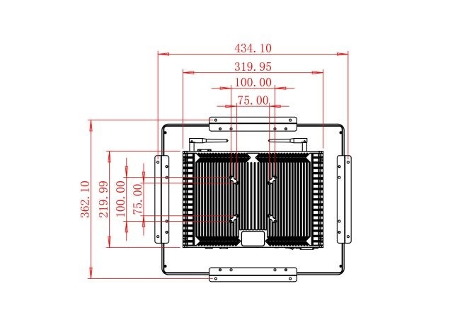 19-Inch Monitor for Transportation Systems and Access Control Panels