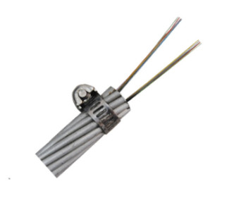 Single Mode G652d OPGW Fiber Optic Cable 18 Core Optical Ground Wire