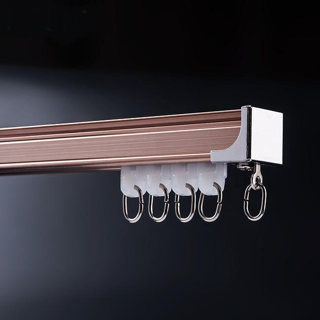Wholesale Affordable Aluminium Alloy Extrusion Ceiling Mount Hospital Household S Fold Curtain Track Rail