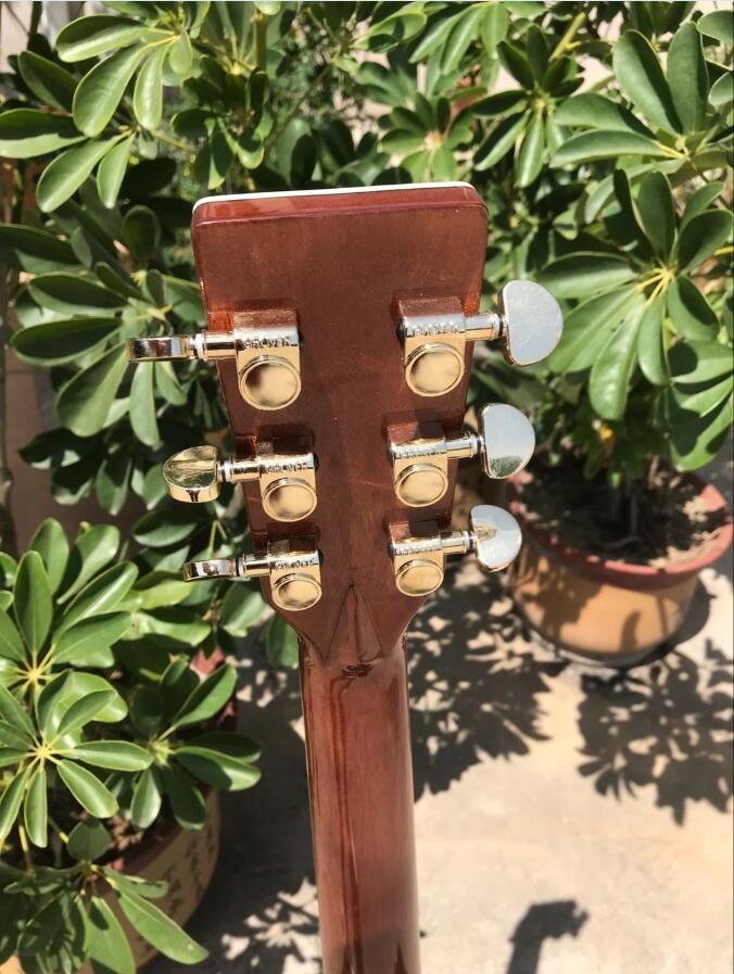 Wholesales Classical Acoustic Guitar 41" Solid Spruce Top Rosewood back&side 301 EQ all Real Abalone Binding