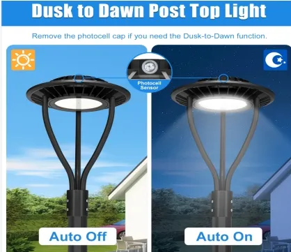 Factory Price Ajustable Anti-Moisture IP65 150W Waterproof 140lm/W Fairy Lawn Courtyard Landscape Park Yard Pathyway Street Post Top LED Garden Light