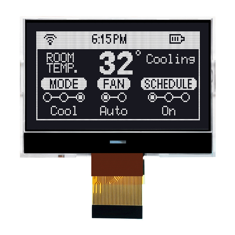 Multipurpose COG LCD Module Graphic 128X64 ST7565R Negative Transmissive HTG12864